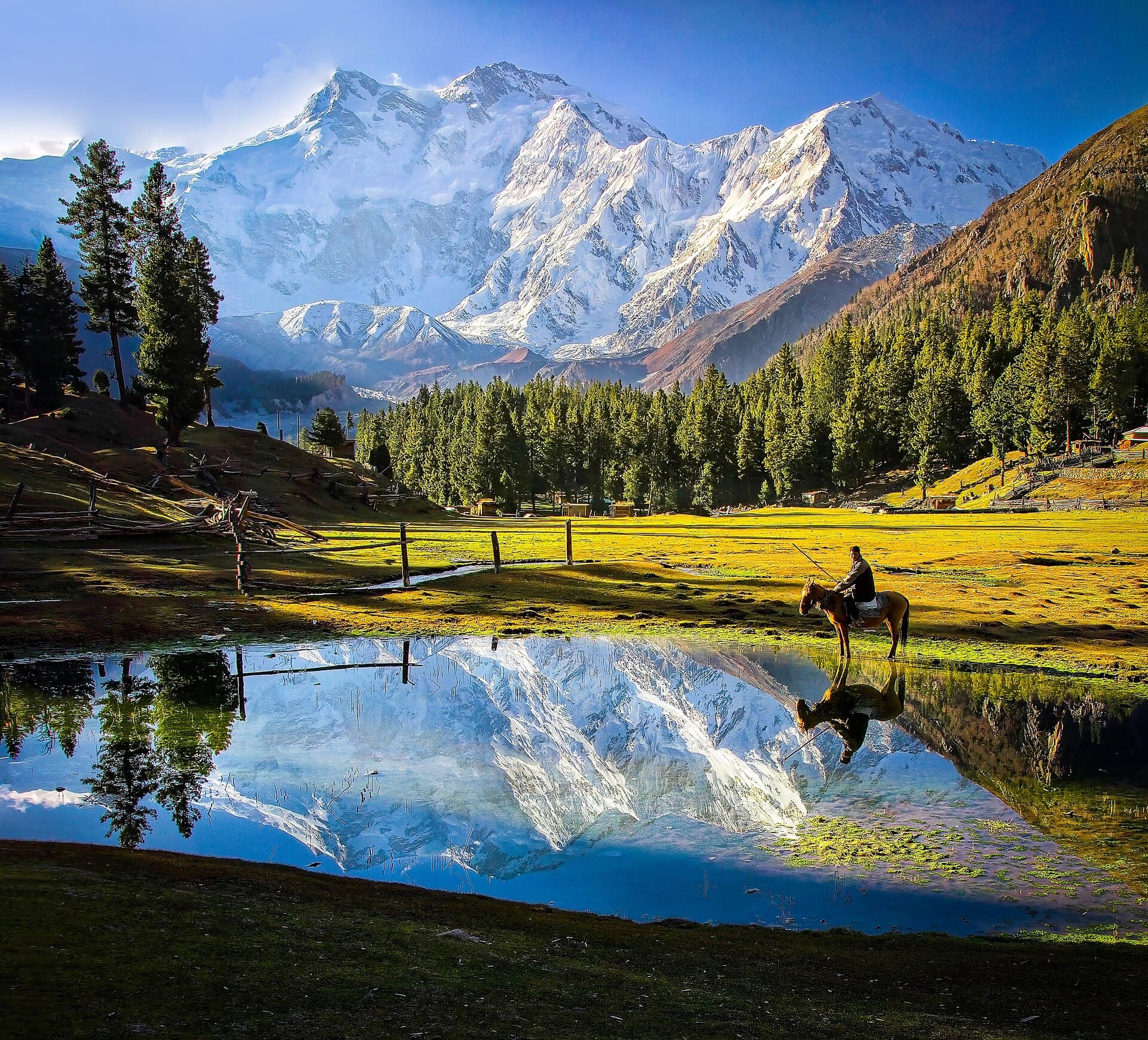 Nanga Parbat & Fairy Meadows Reflection